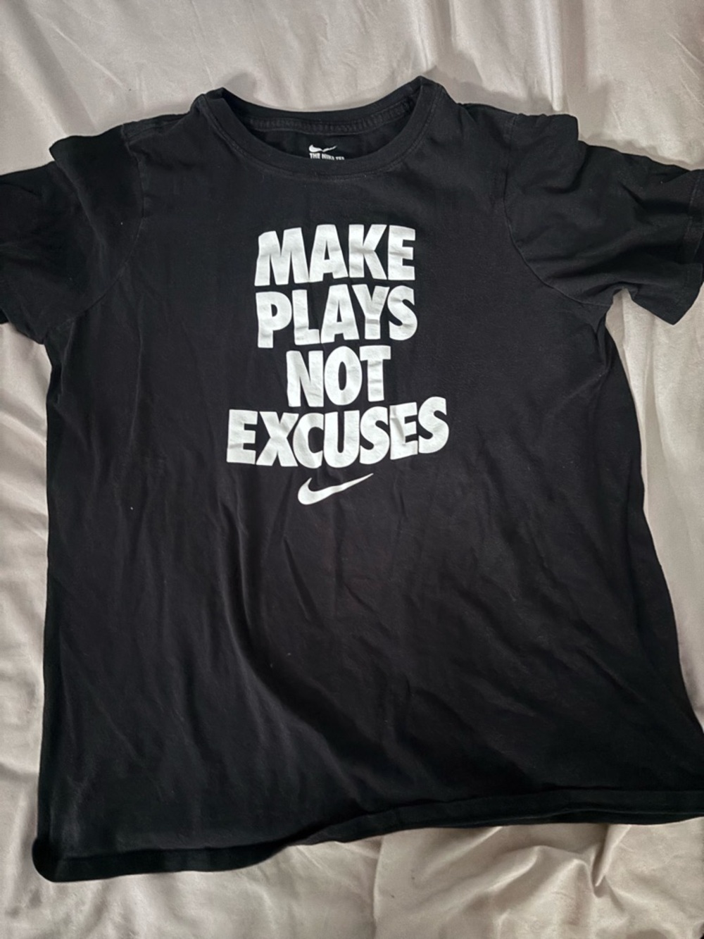 Nike Black and White Bold Graphic Tee